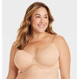 Nude T-Shirt Bra with Underwire - Comfortable Smooth Coverage